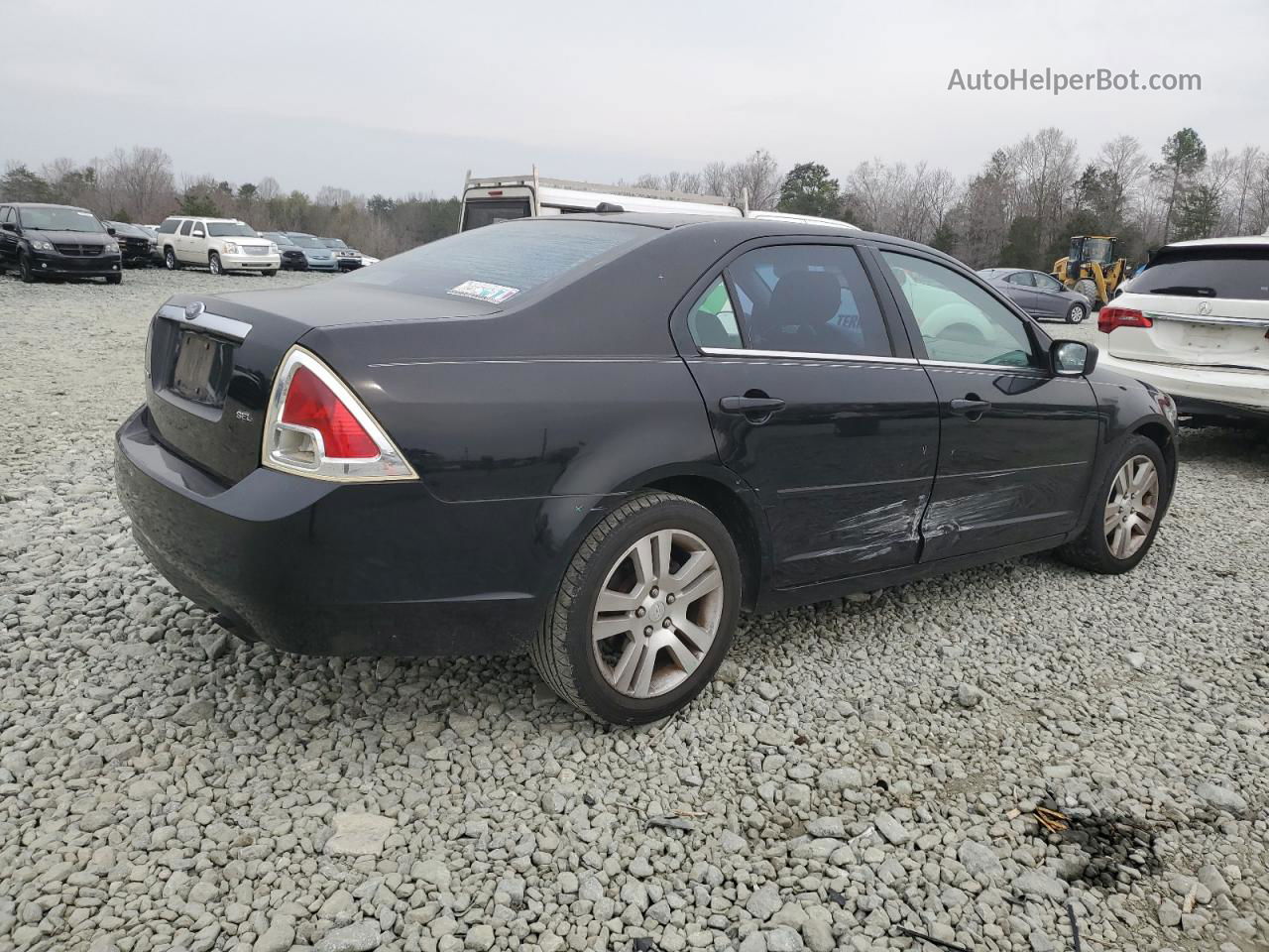 2008 Ford Fusion Sel Black vin: 3FAHP08Z58R271025