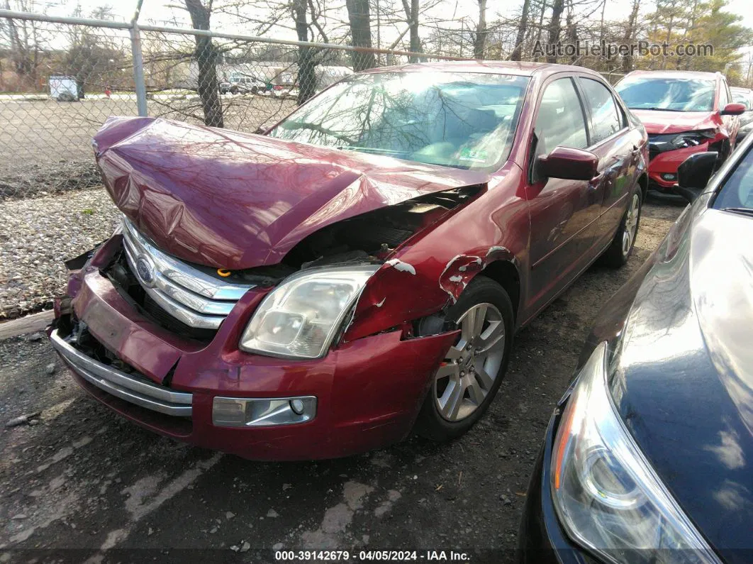 2006 Ford Fusion Sel Red vin: 3FAHP08Z66R138593