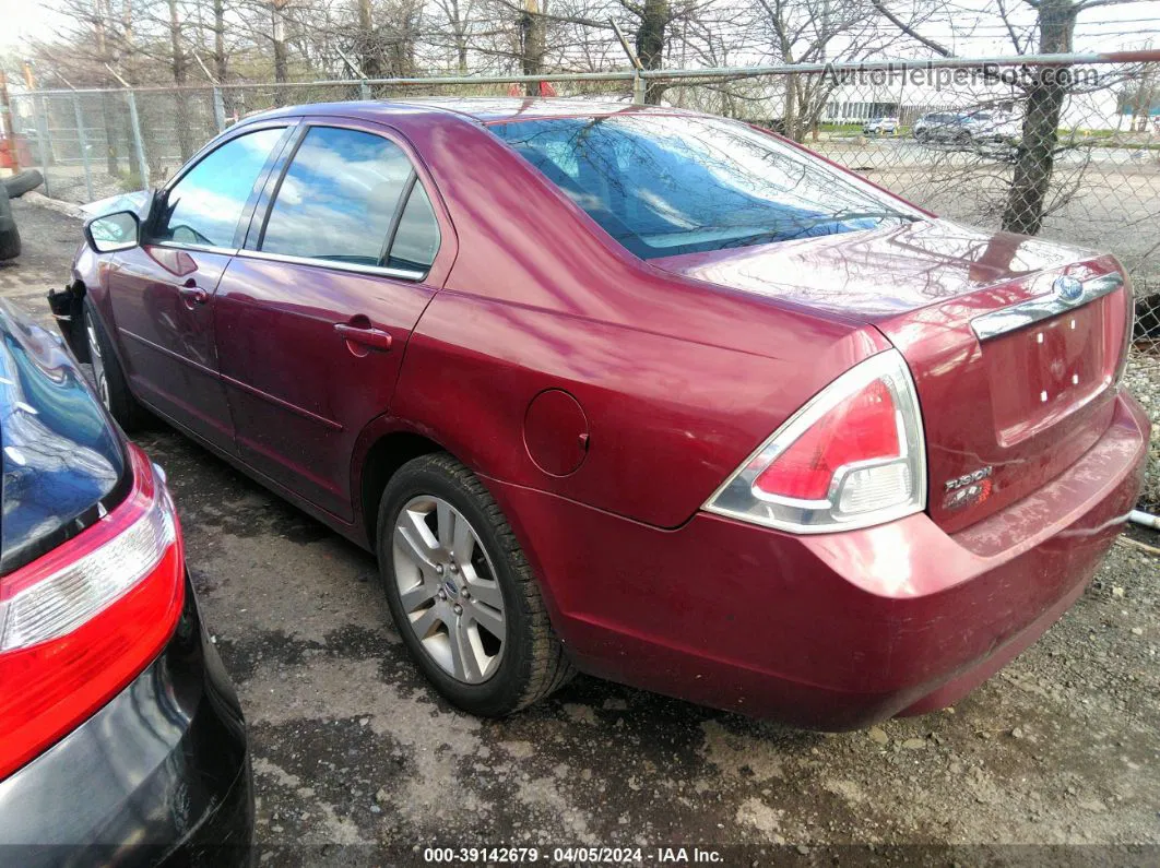 2006 Ford Fusion Sel Red vin: 3FAHP08Z66R138593