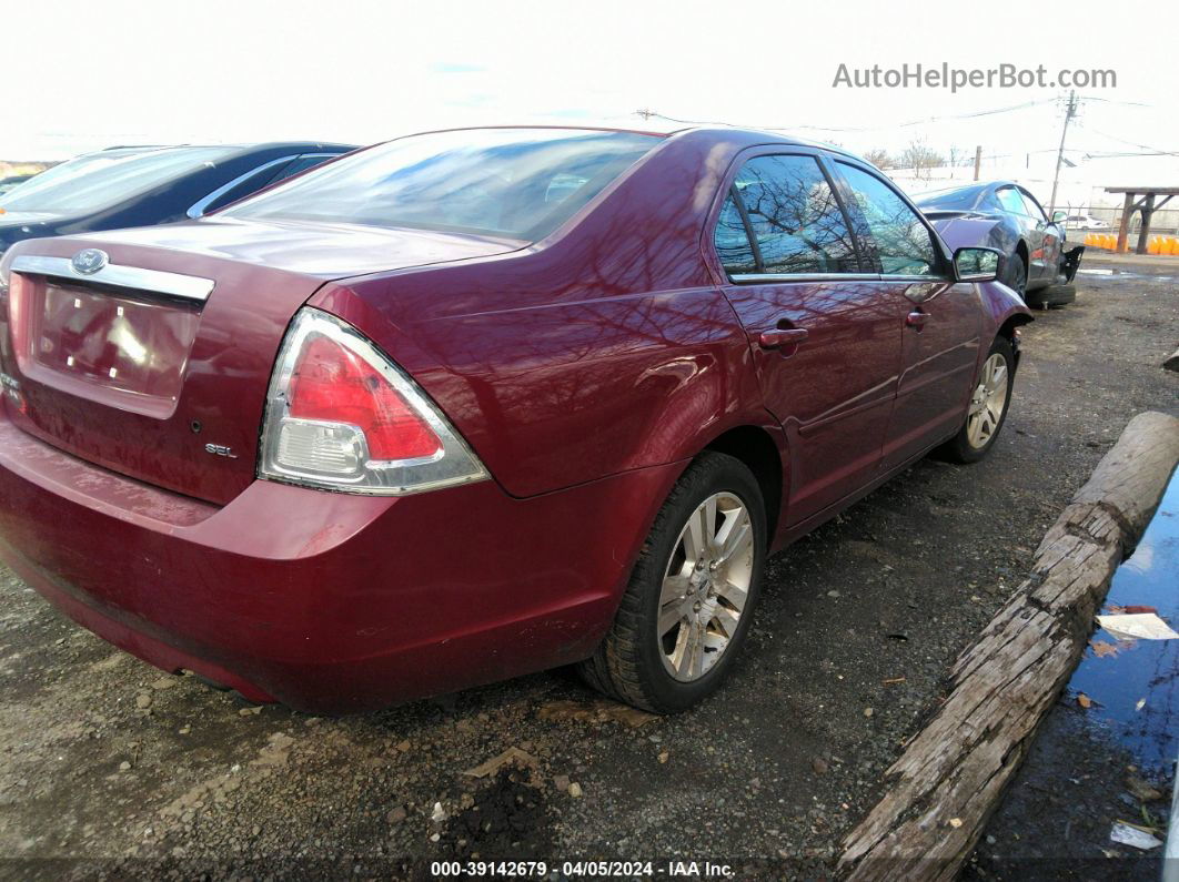 2006 Ford Fusion Sel Red vin: 3FAHP08Z66R138593