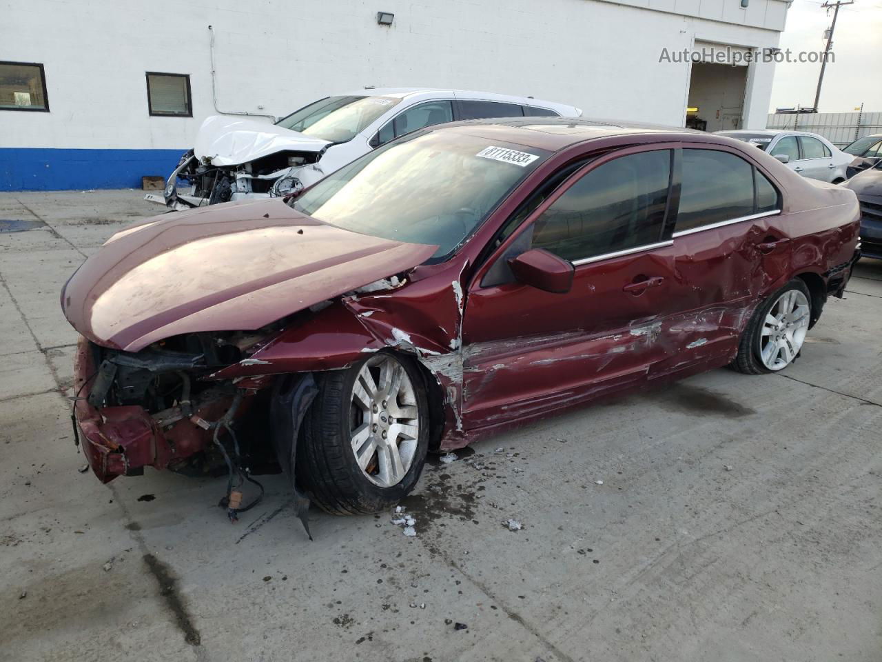 2006 Ford Fusion Sel Red vin: 3FAHP08Z66R217665