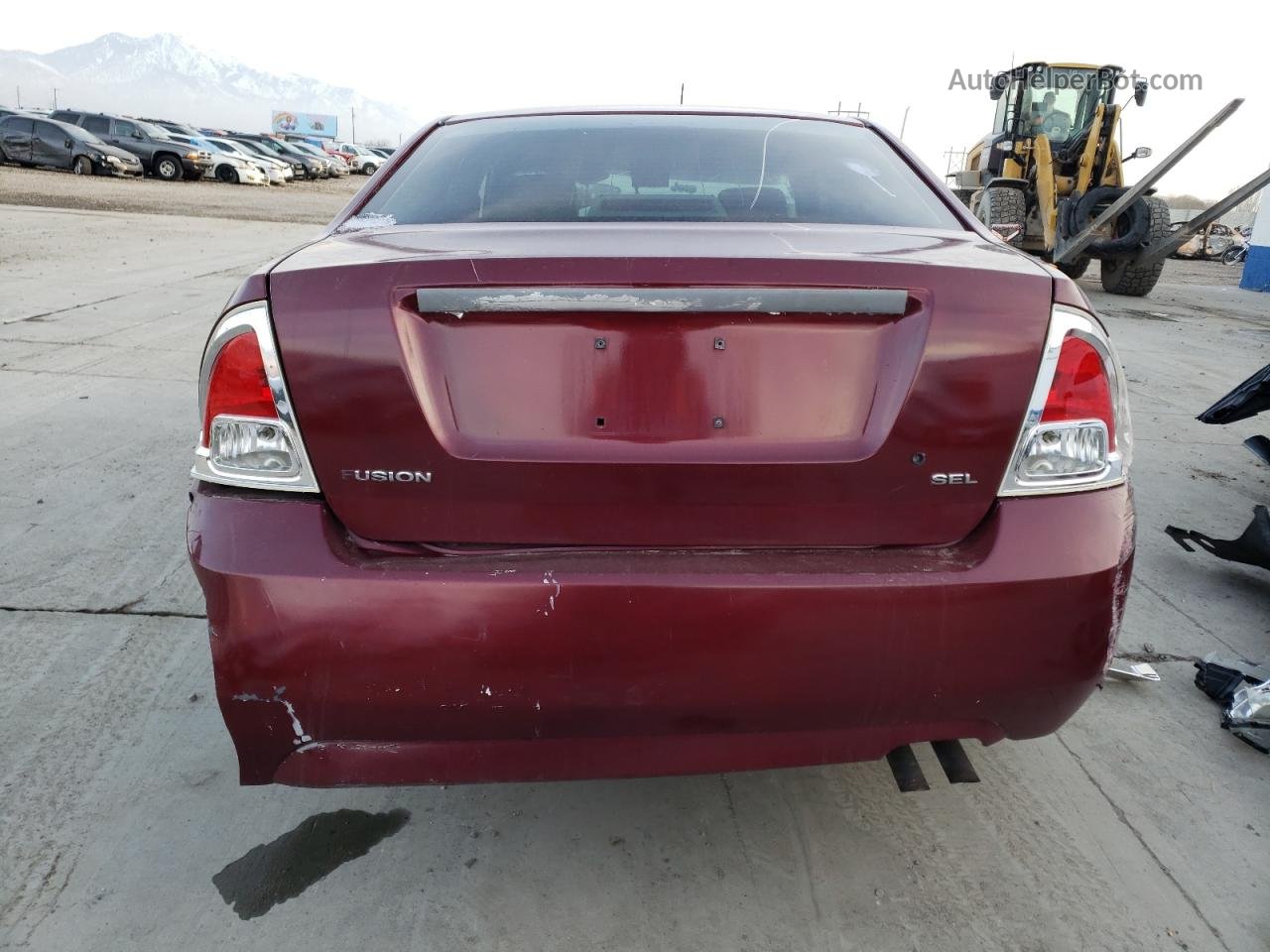 2006 Ford Fusion Sel Red vin: 3FAHP08Z66R217665