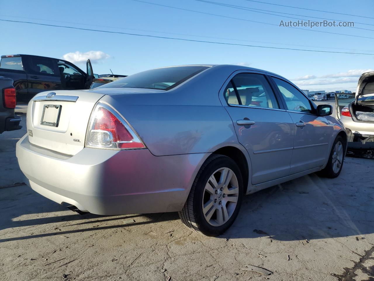 2006 Ford Fusion Sel Silver vin: 3FAHP08Z66R242954