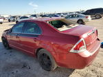 2008 Ford Fusion Sel Red vin: 3FAHP08Z68R141612