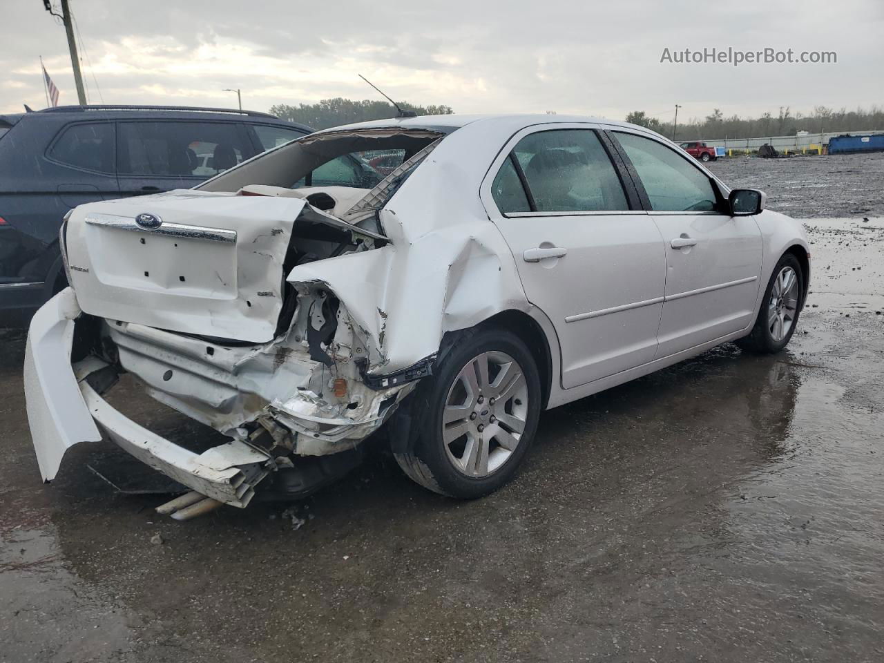 2009 Ford Fusion Sel White vin: 3FAHP08Z69R130966