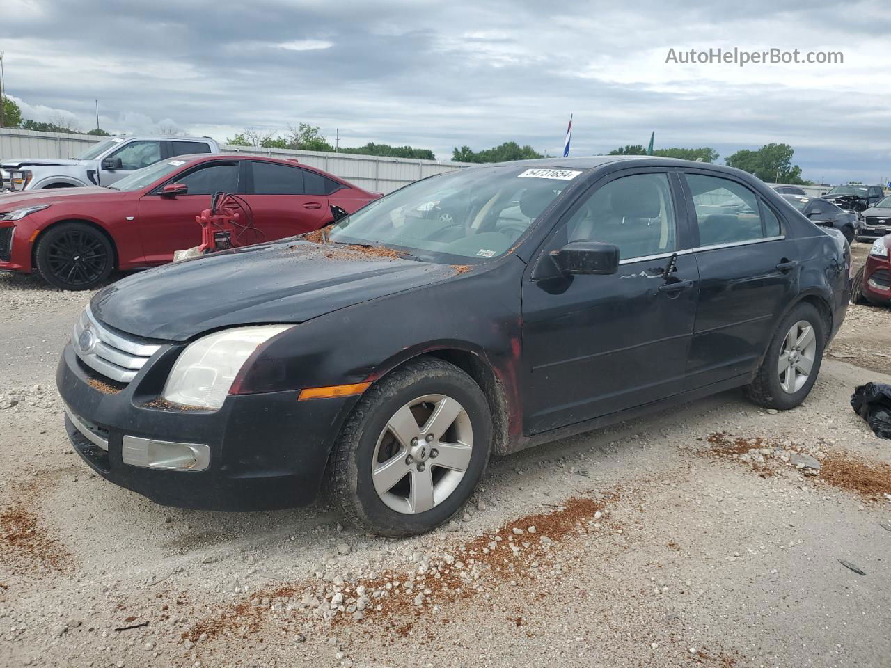 2008 Ford Fusion Sel Black vin: 3FAHP08Z98R121841