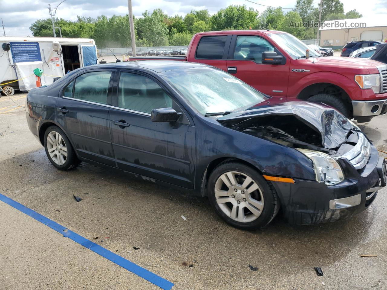 2008 Ford Fusion Sel Blue vin: 3FAHP08ZX8R263468