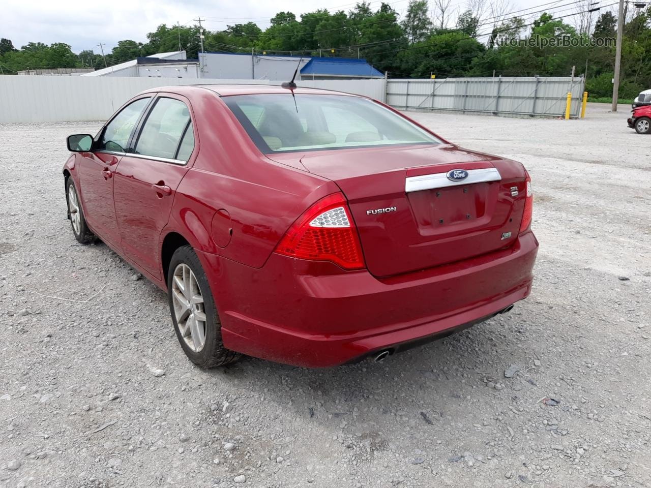 2010 Ford Fusion Sel Red vin: 3FAHP0CG0AR190459