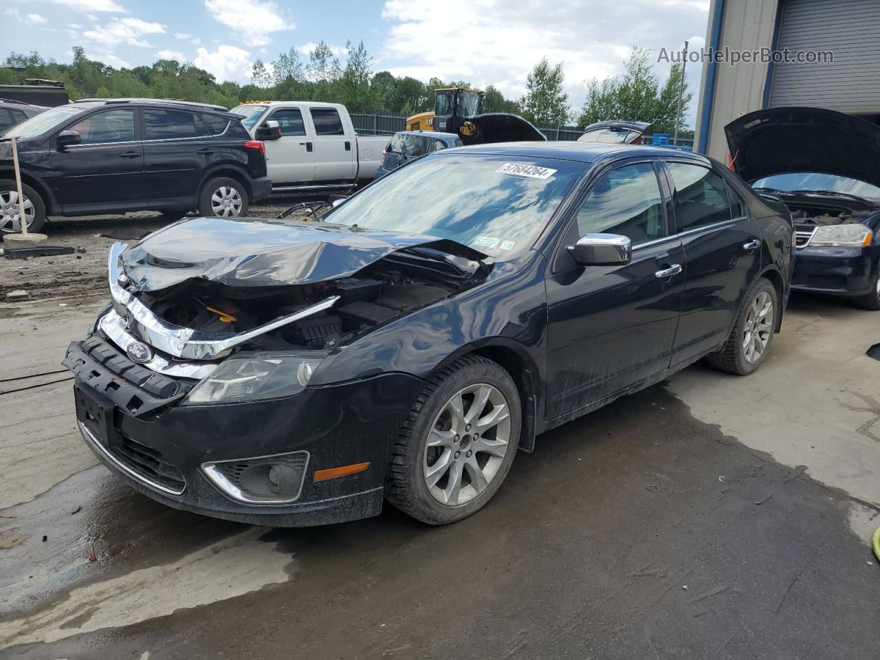 2012 Ford Fusion Sel Black vin: 3FAHP0CG2CR272146