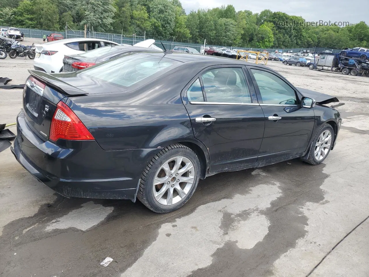 2012 Ford Fusion Sel Black vin: 3FAHP0CG2CR272146