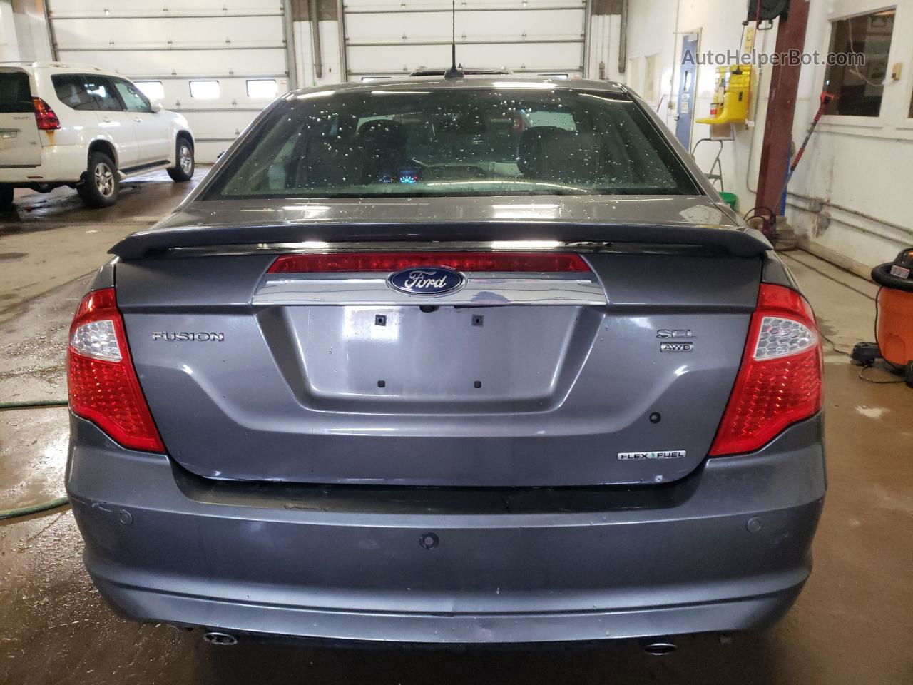 2012 Ford Fusion Sel Gray vin: 3FAHP0CG3CR130565