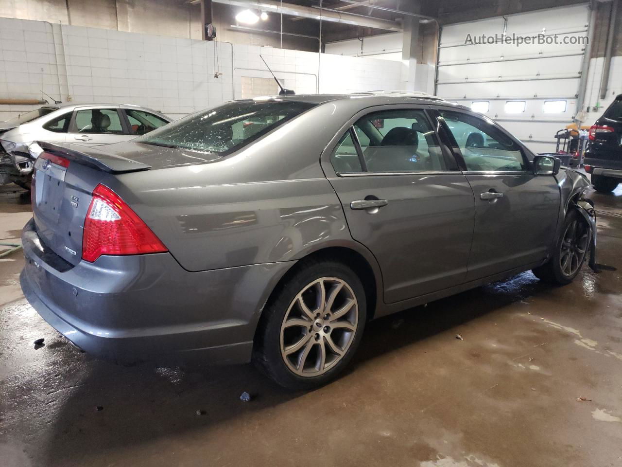 2012 Ford Fusion Sel Gray vin: 3FAHP0CG3CR130565