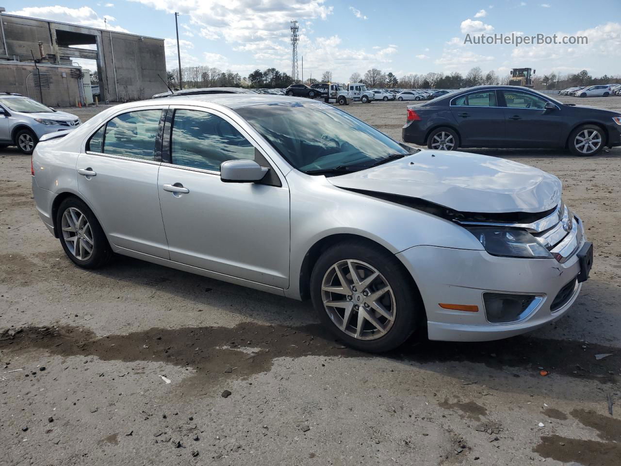 2012 Ford Fusion Sel Silver vin: 3FAHP0CG4CR411032