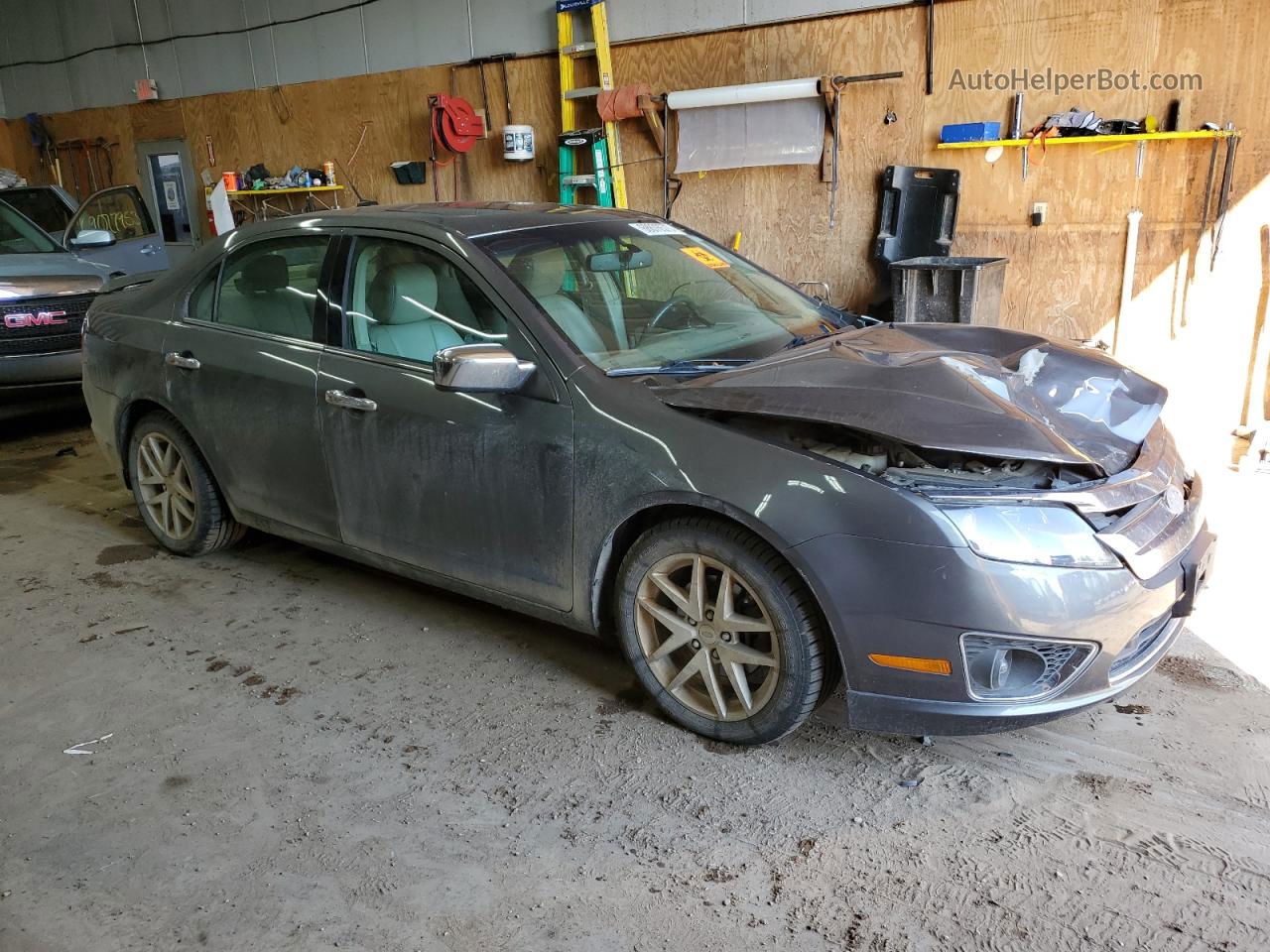 2012 Ford Fusion Sel Gray vin: 3FAHP0CG4CR413542