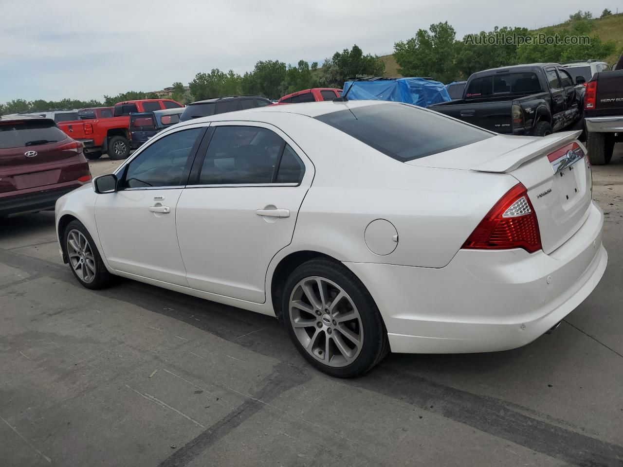 2010 Ford Fusion Sel White vin: 3FAHP0CG5AR146845