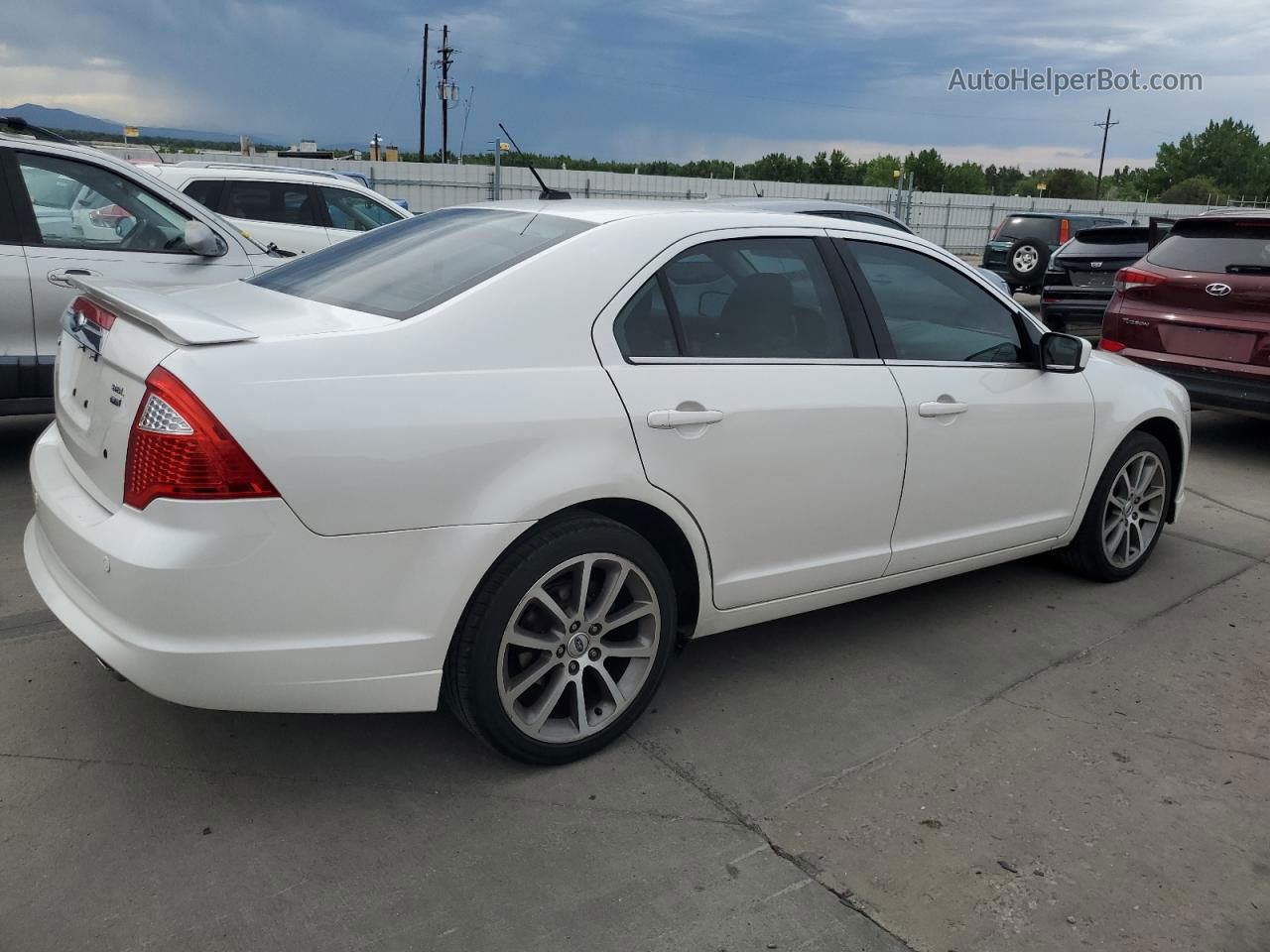 2010 Ford Fusion Sel White vin: 3FAHP0CG5AR146845