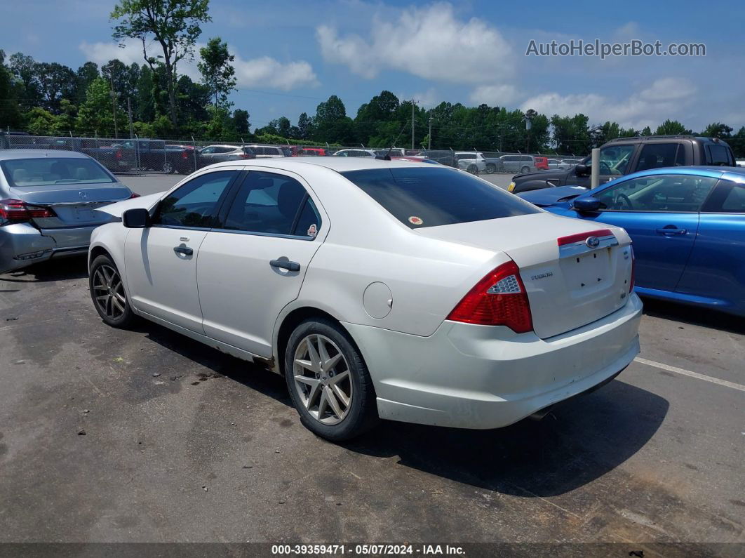 2010 Ford Fusion Sel White vin: 3FAHP0CG5AR365806