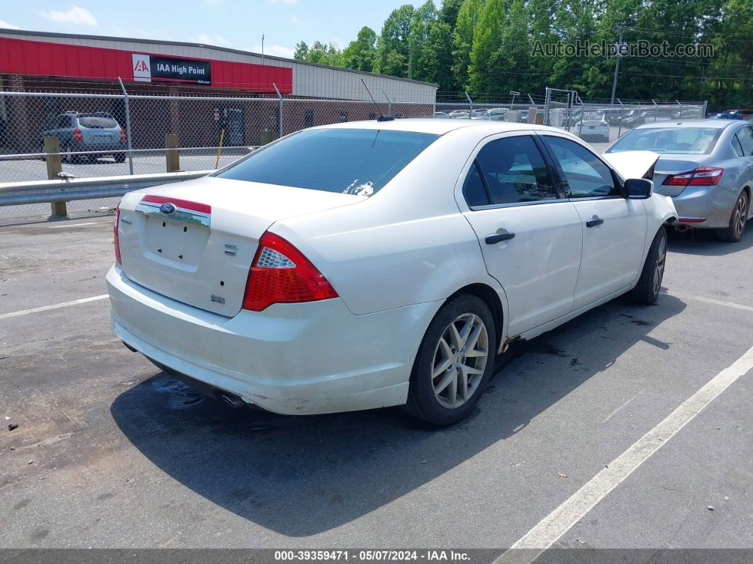 2010 Ford Fusion Sel White vin: 3FAHP0CG5AR365806