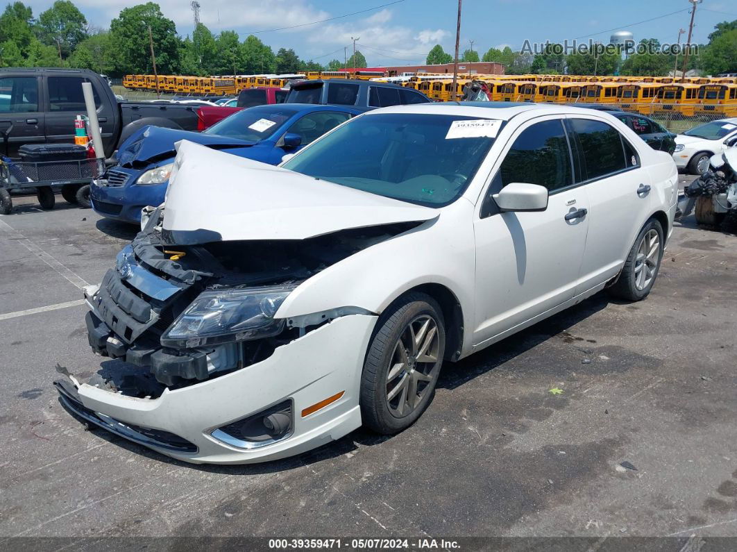 2010 Ford Fusion Sel White vin: 3FAHP0CG5AR365806