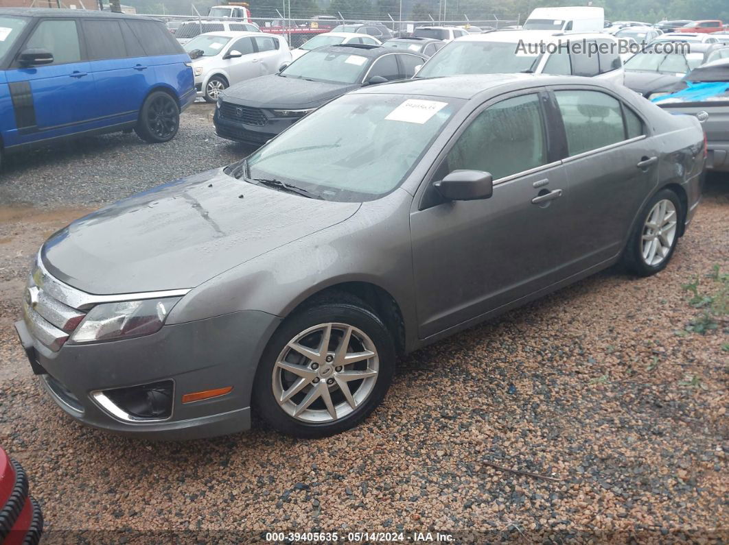 2012 Ford Fusion Sel Gray vin: 3FAHP0CG5CR268799