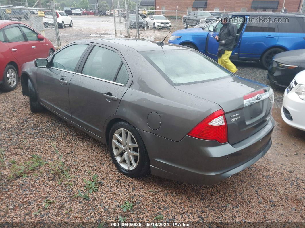 2012 Ford Fusion Sel Gray vin: 3FAHP0CG5CR268799