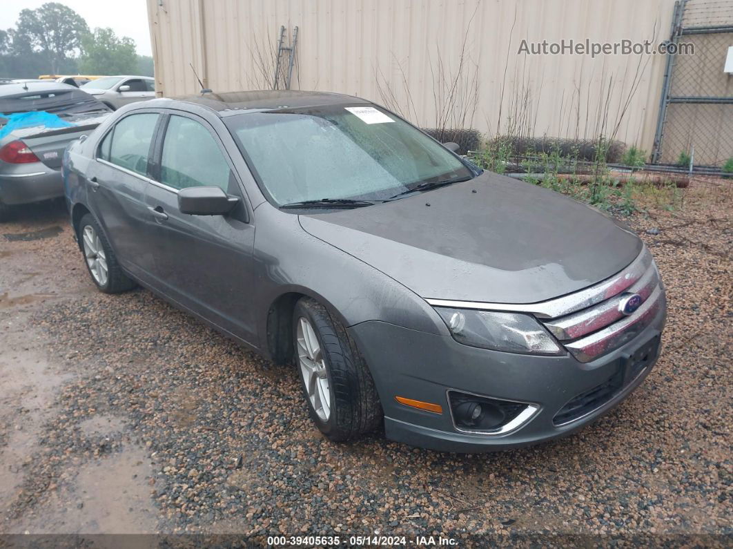 2012 Ford Fusion Sel Gray vin: 3FAHP0CG5CR268799