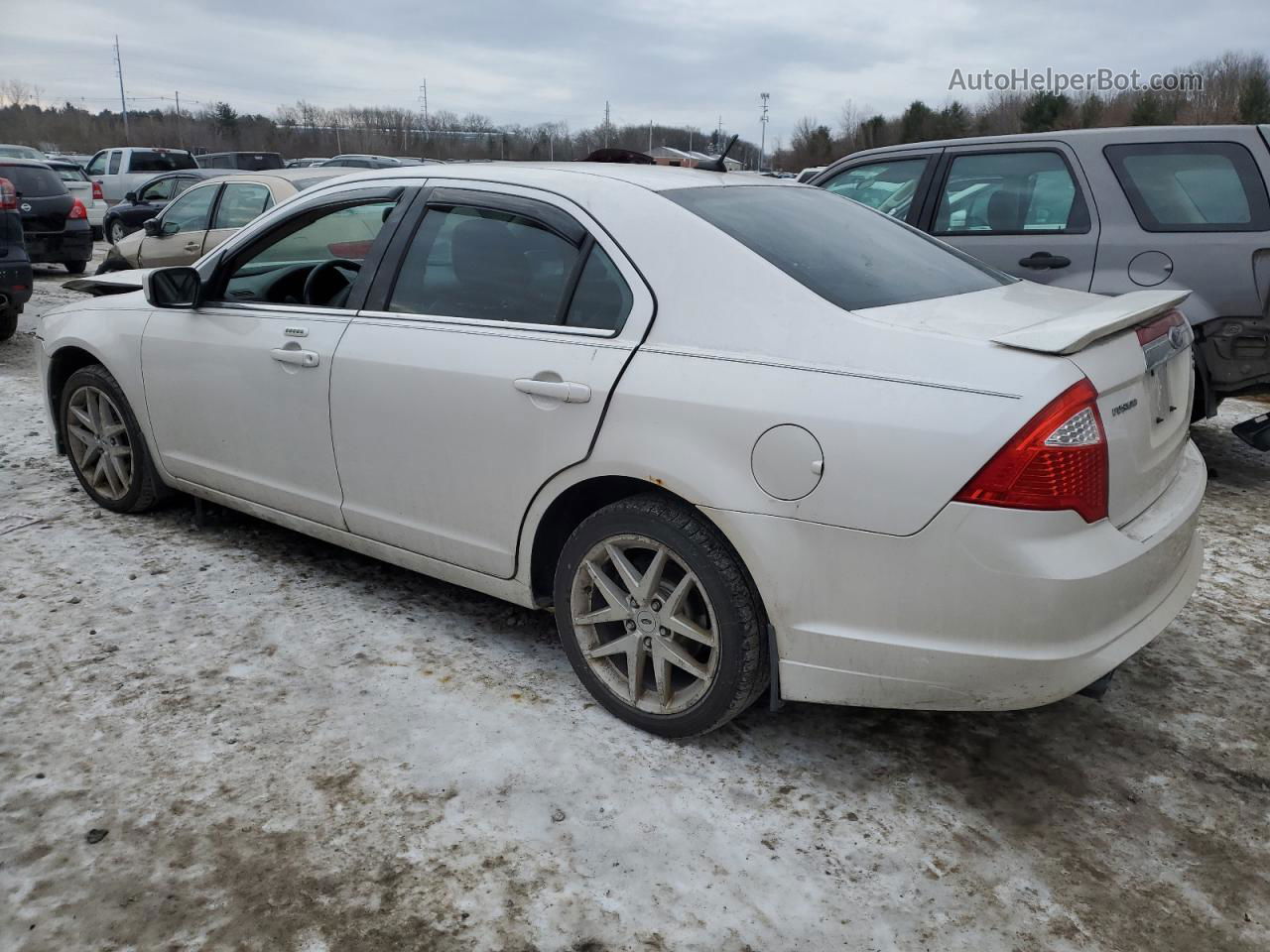 2010 Ford Fusion Sel White vin: 3FAHP0CG7AR349798