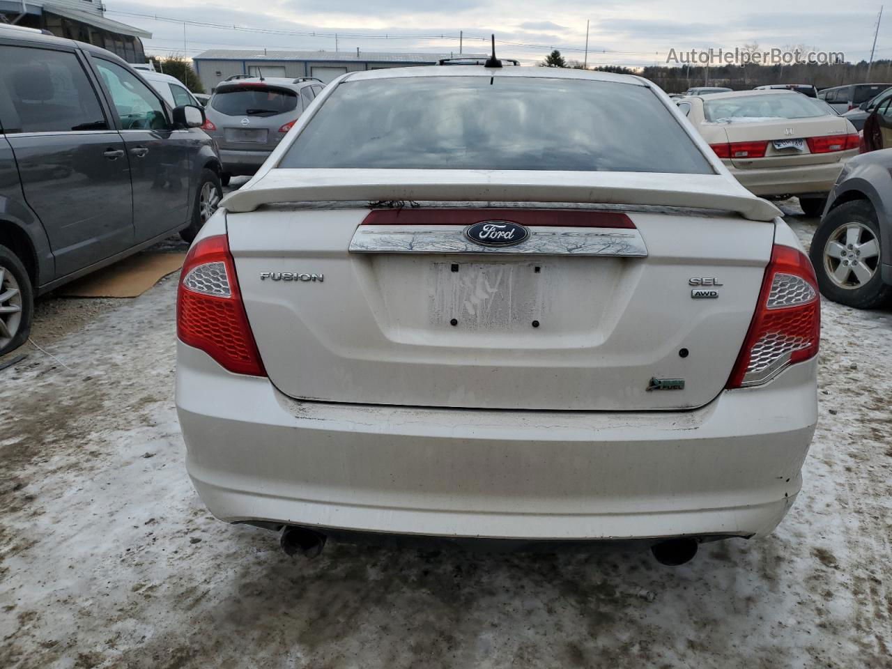 2010 Ford Fusion Sel White vin: 3FAHP0CG7AR349798