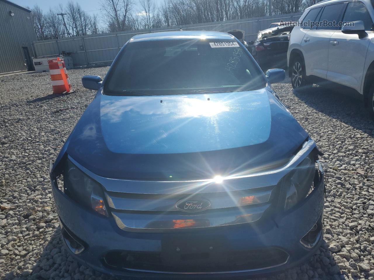 2012 Ford Fusion Sel Blue vin: 3FAHP0CG9CR278851