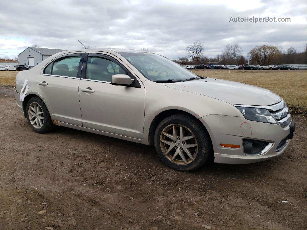 2010 Ford Fusion Sel Beige vin: 3FAHP0CGXAR201578