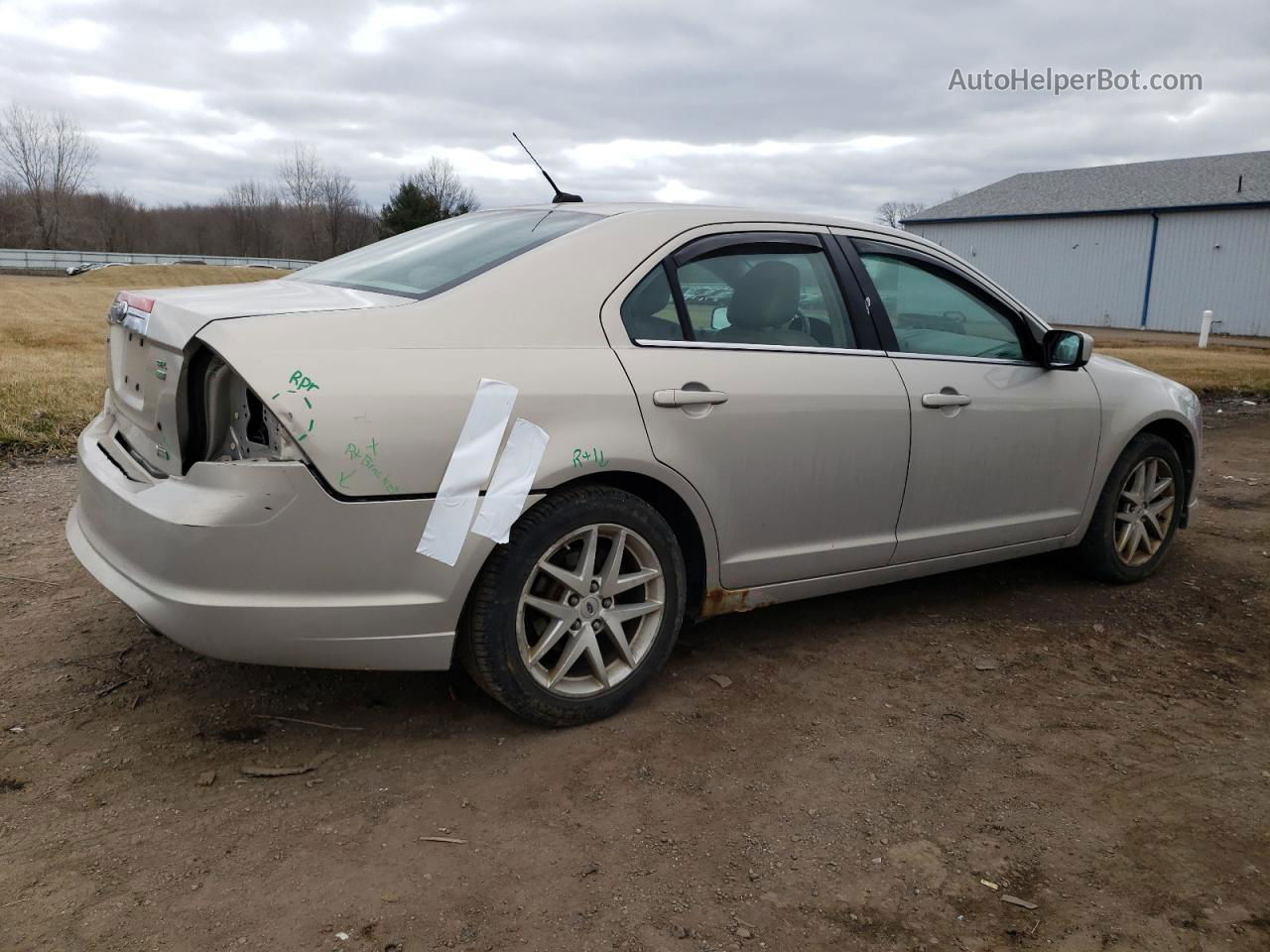 2010 Ford Fusion Sel Beige vin: 3FAHP0CGXAR201578