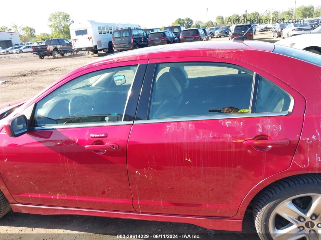 2012 Ford Fusion Sport Red vin: 3FAHP0DC0CR223930