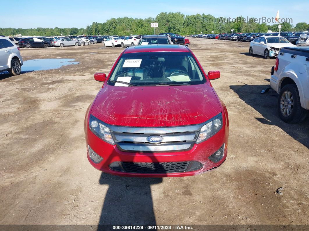 2012 Ford Fusion Sport Red vin: 3FAHP0DC0CR223930