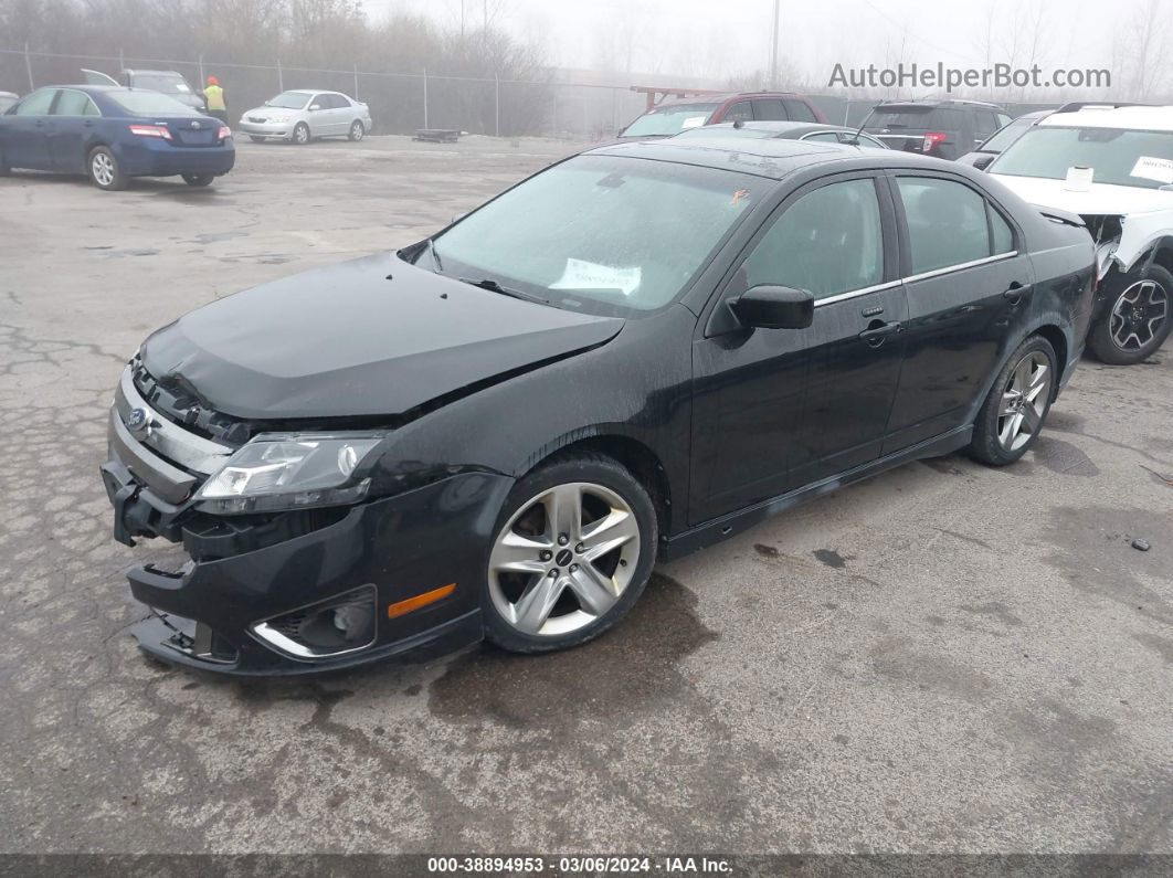 2012 Ford Fusion Sport Black vin: 3FAHP0DC6CR236195