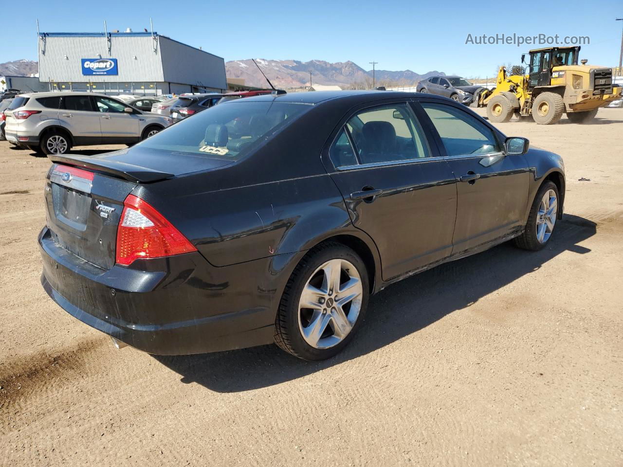 2012 Ford Fusion Sport Black vin: 3FAHP0DC6CR365165