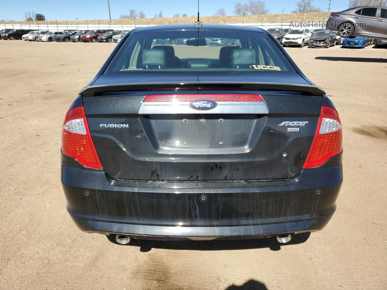 2012 Ford Fusion Sport Black vin: 3FAHP0DC6CR365165