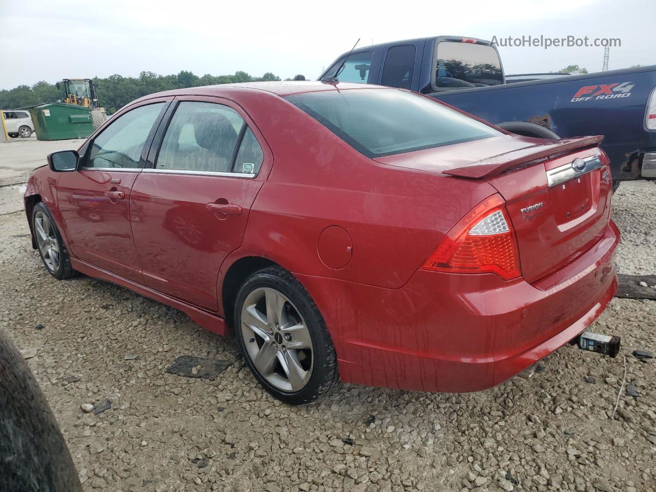 2010 Ford Fusion Sport Red vin: 3FAHP0DC7AR100767