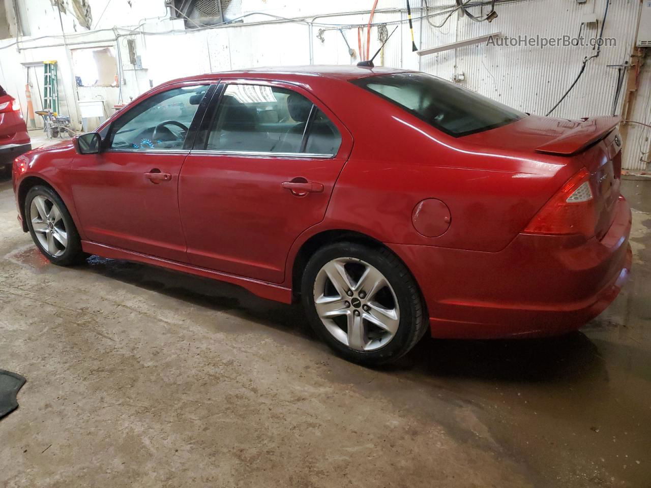 2010 Ford Fusion Sport Red vin: 3FAHP0DC8AR123507