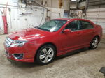 2010 Ford Fusion Sport Red vin: 3FAHP0DC8AR123507