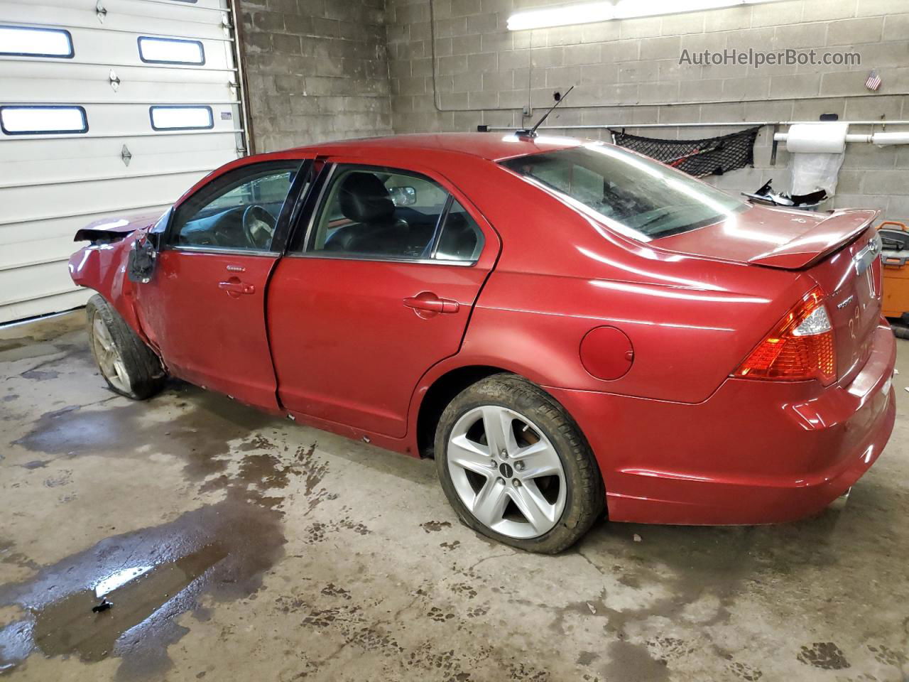 2010 Ford Fusion Sport Red vin: 3FAHP0DC9AR321836