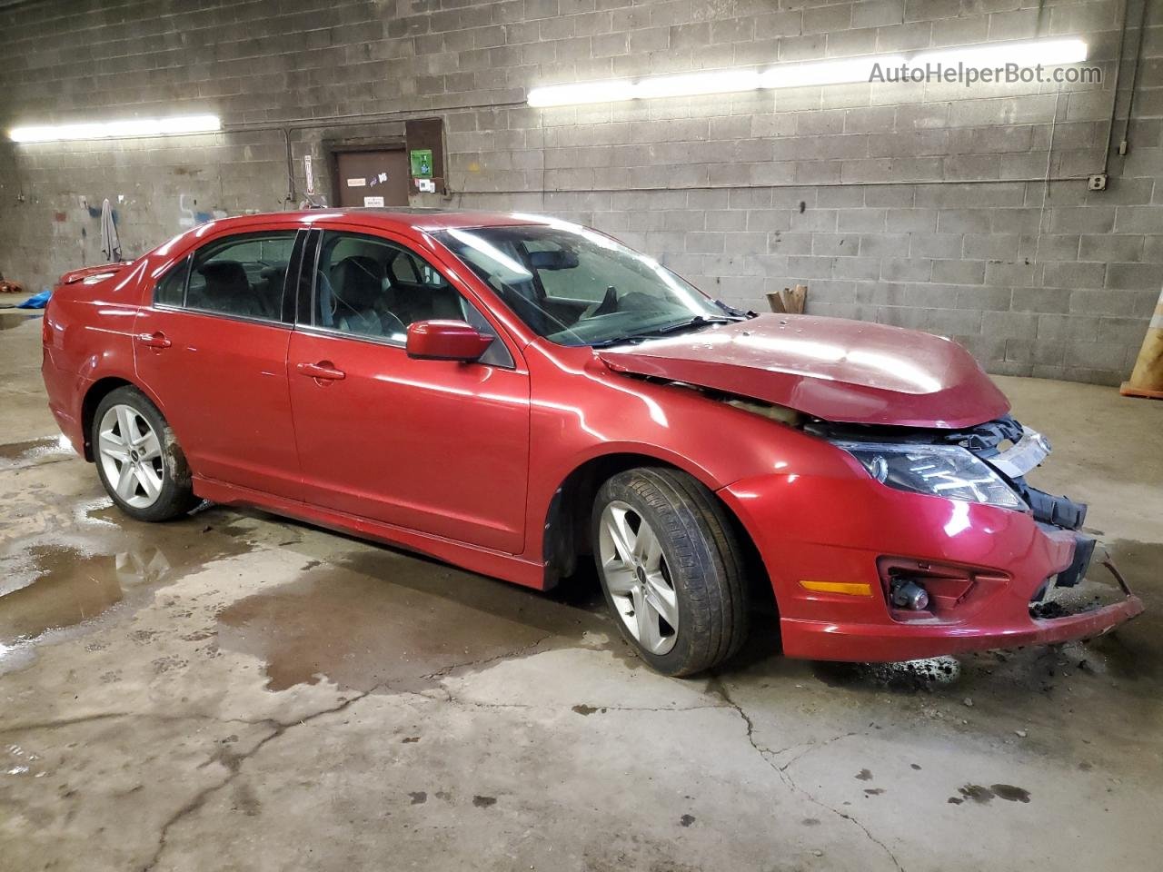 2010 Ford Fusion Sport Red vin: 3FAHP0DC9AR321836