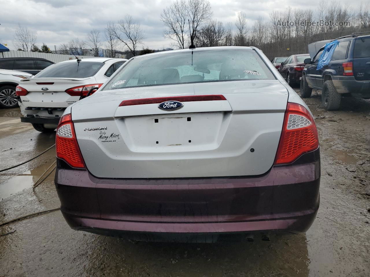 2012 Ford Fusion S Silver vin: 3FAHP0GA1CR419191