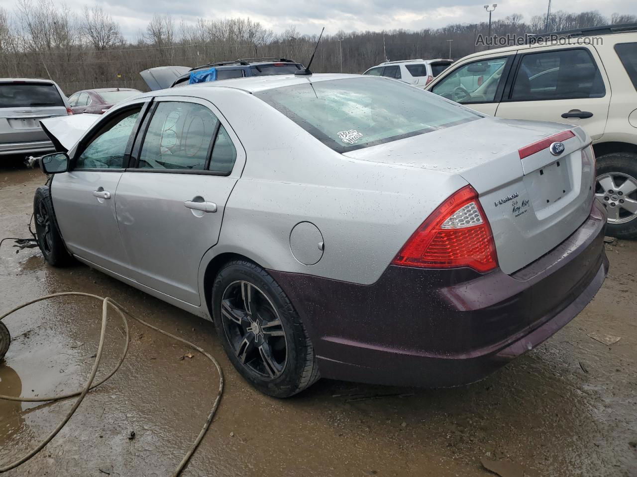 2012 Ford Fusion S Silver vin: 3FAHP0GA1CR419191