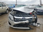 2012 Ford Fusion S Серебряный vin: 3FAHP0GA1CR419191