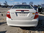 2012 Ford Fusion S White vin: 3FAHP0GA1CR444835