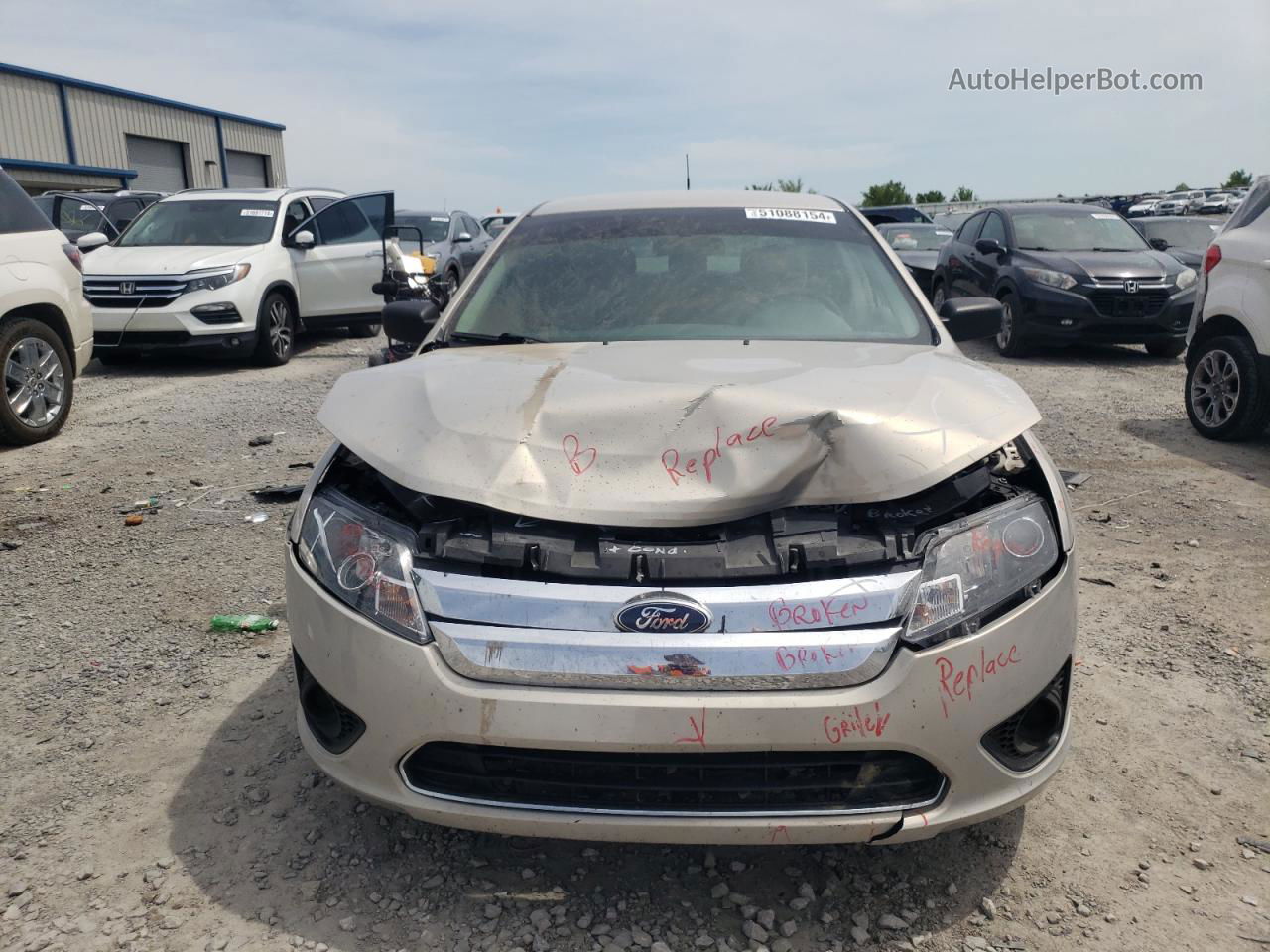 2010 Ford Fusion S Silver vin: 3FAHP0GA3AR430089