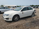 2010 Ford Fusion S White vin: 3FAHP0GA4AR233495