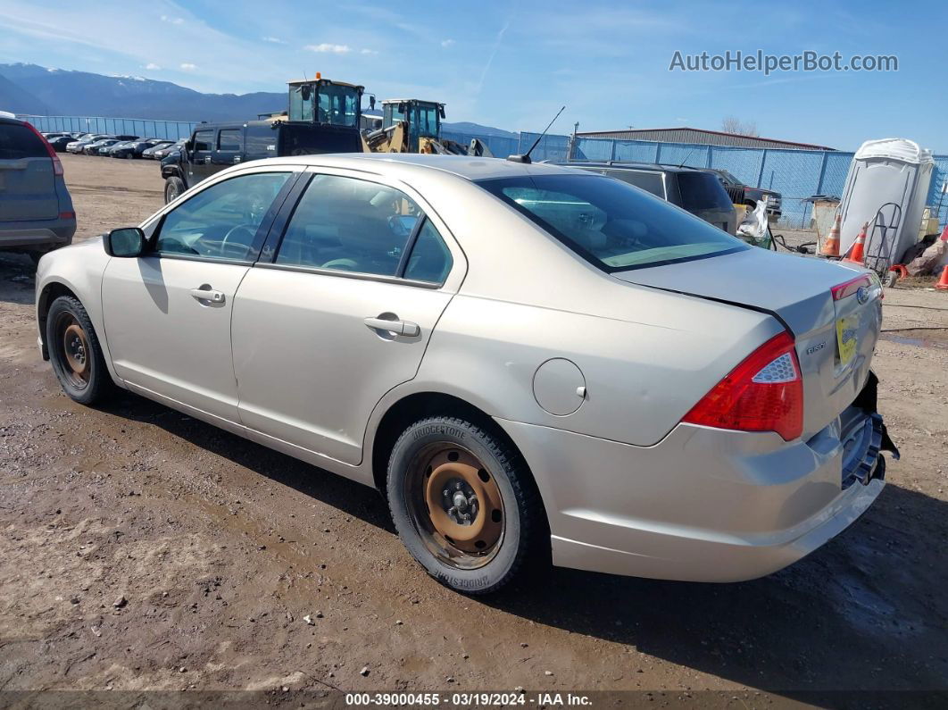 2010 Ford Fusion S Gold vin: 3FAHP0GA5AR285668