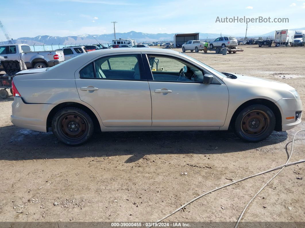 2010 Ford Fusion S Gold vin: 3FAHP0GA5AR285668