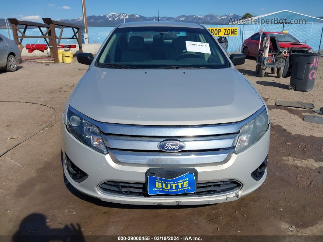 2010 Ford Fusion S Gold vin: 3FAHP0GA5AR285668